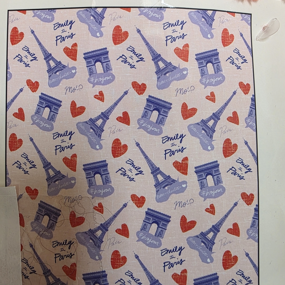 Emily In Paris Heart of Paris Ultra Soft Plush Fleece Throw Blanket RARE